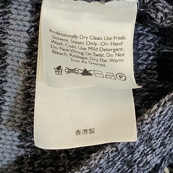 Vintage Eddie Bauer Blue Striped Sweater Size L - Picture 10 of 11